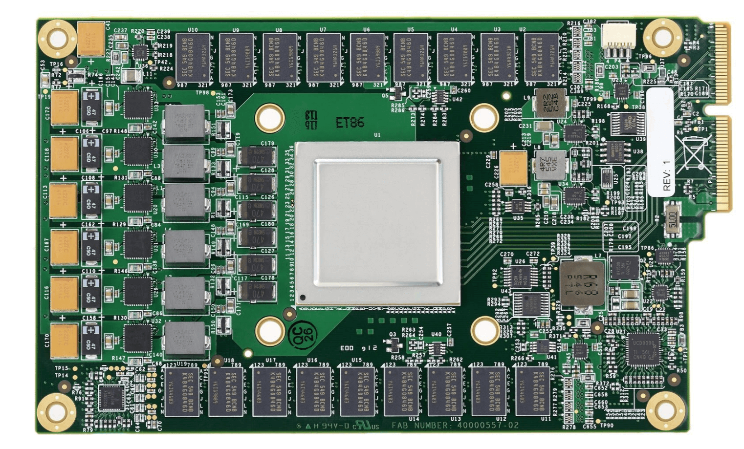 第一代 TPU 板卡