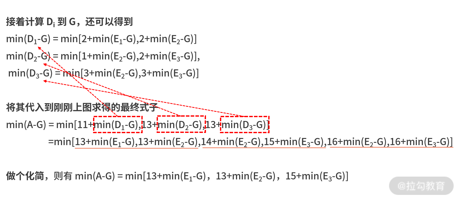D 阶段最短路径
