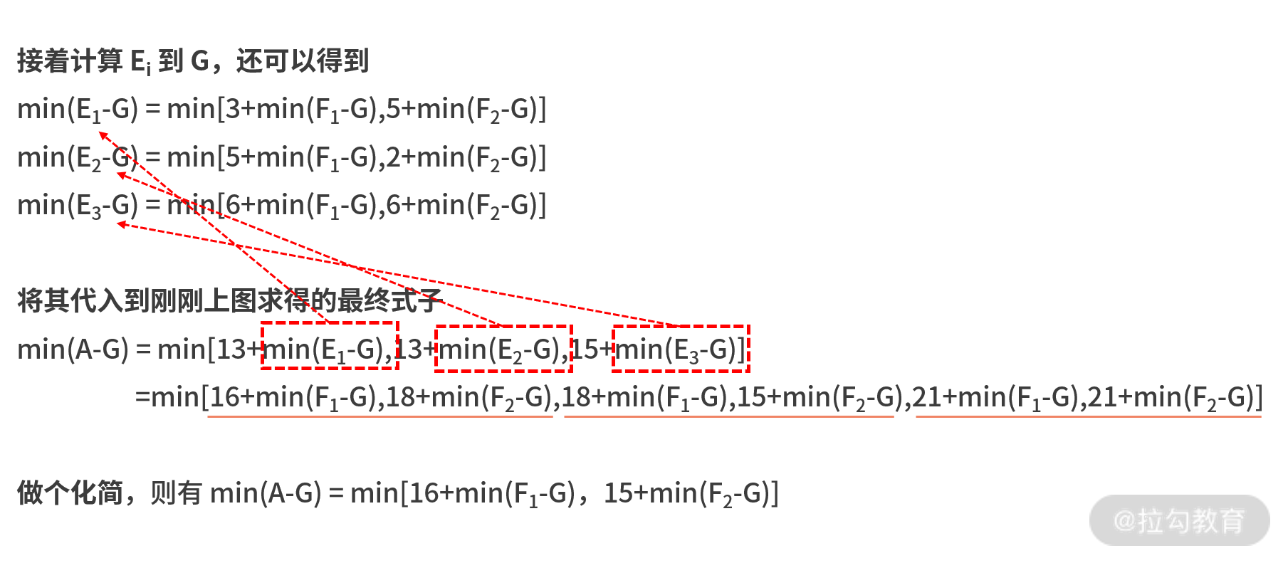 E 阶段最短路径